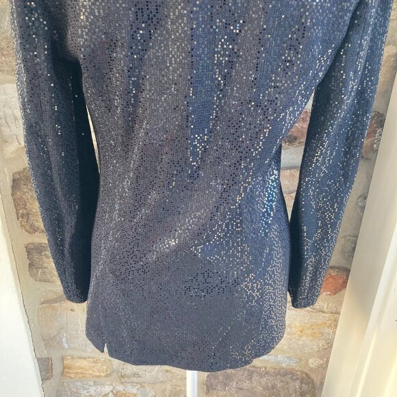 NWT Vintage ST. JOHN EVENING Santana Paillette Sequin Blazer Suit Jacket $1995 - Picture 13 of 16